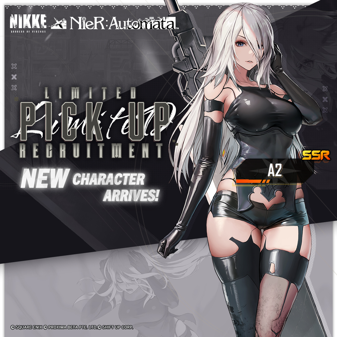 NIKKE_en's tweet photo. 📣📣📣Awesome anime RPG's global PC version is here! 
Download for free now!
Up to 110 Free Draws!