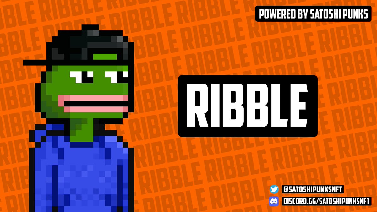 Gm Ordinals, rumors circulating among the Satoshi Punks community that the Pepe Punks ...

 Follow these simple steps to increase your chances.  

Step 1: 
like and rt this post  

Step 2: 
follow us 

Step 3: Comment down below: "#Ribble" and tag 3 friends