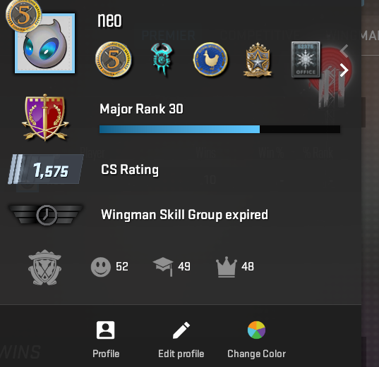 ESLCS's tweet photo. what's the lowest rating ya'll seen so far?

😰😰

#CS2 https://t.co/gbCdomTuOd