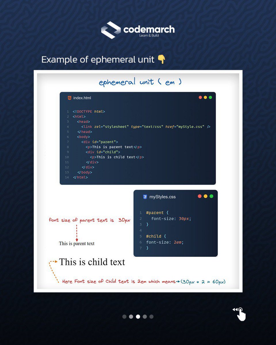 CSS Icons & Units(Part-2): - المسلسل من codemarch @codemarch - رتبها
