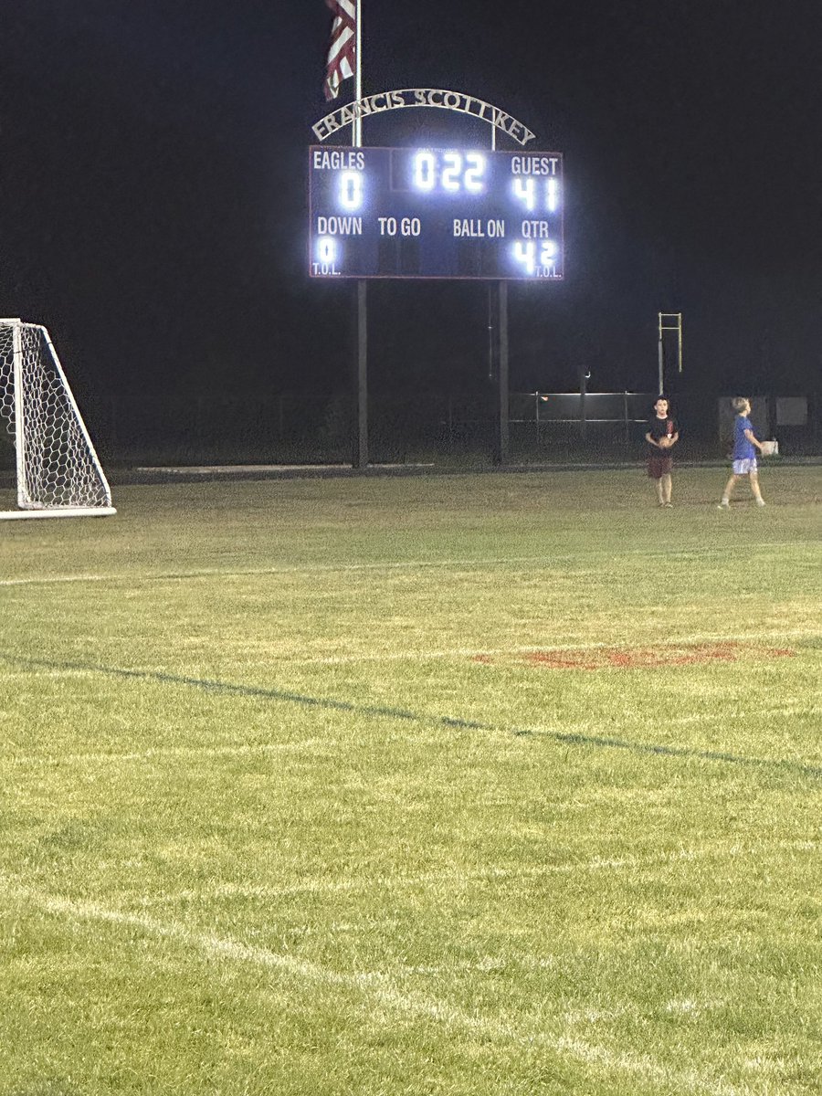 JV Knights Football with the big win last night 41-0