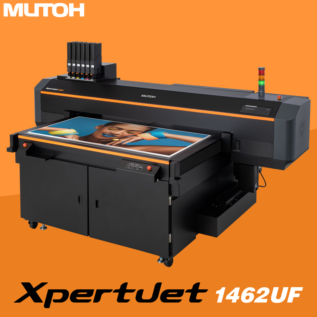 IT'S HERE 📣🎊🎉
MUTOH Australia has the NEW XpertJet-1462UF flatbed UV LED printer setup and ready to go in our showroom.
Print 🖨 almost anything, including #Braille, small #signage, #promotionalprouducts and so much more.🤩
mutoh-au.com/xpj-1462uf-uv-…

#uvprinter #promotionalgifts