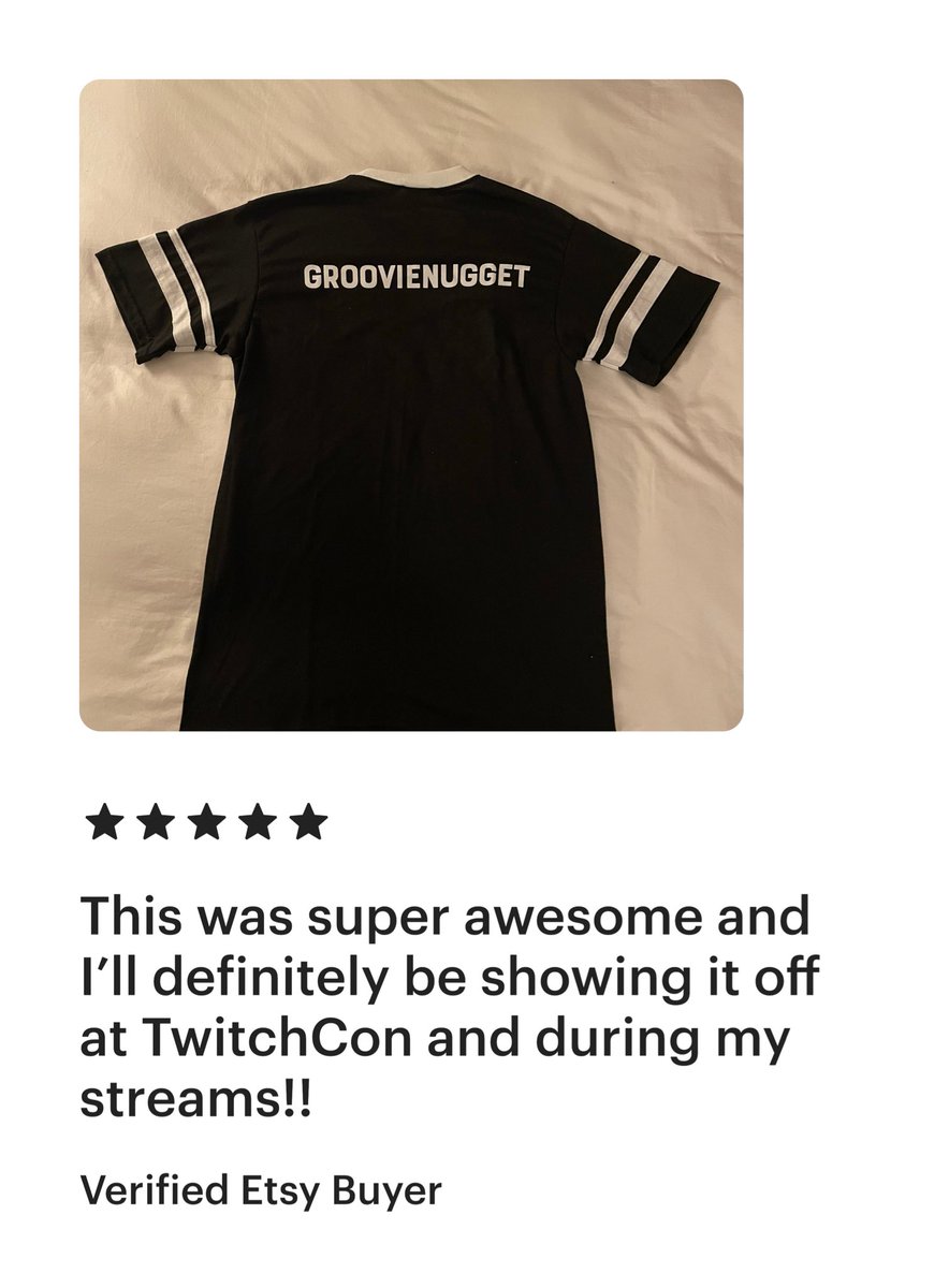 My <a href="/Etsy/">Etsy</a> store is stocked up and ready to go for any <a href="/Twitch/">Twitch</a> Partner or Affiliate looking to get some customized merchandise to rock at <a href="/TwitchCon/">TwitchCon</a> 

Over 100 sales, and many 5 (⭐️) reviews!

Get yours: customscraftcorner.etsy.com