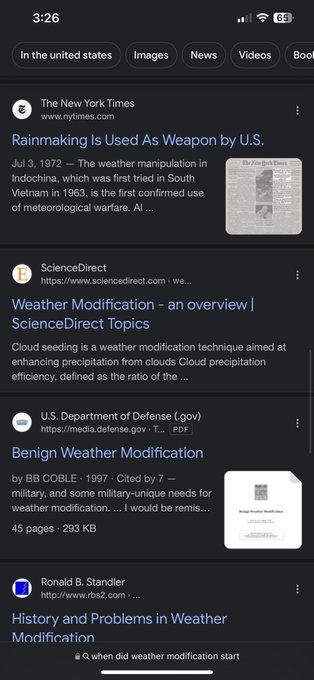 How come #weathermodification is considered #misinformation when the #Government and #DOD has #websites<a href="/tag/weathermodification"class="tags">#weathermodification</a><a href="/tag/misinformation"class="tags">#misinformation</a><a href="/tag/websites"class="tags"><span>#websites</span></a><a href="/tag/government"class="tags"><span>#government</span></a><a href="/tag/dod"class="tags"><span>#dod</span></a>