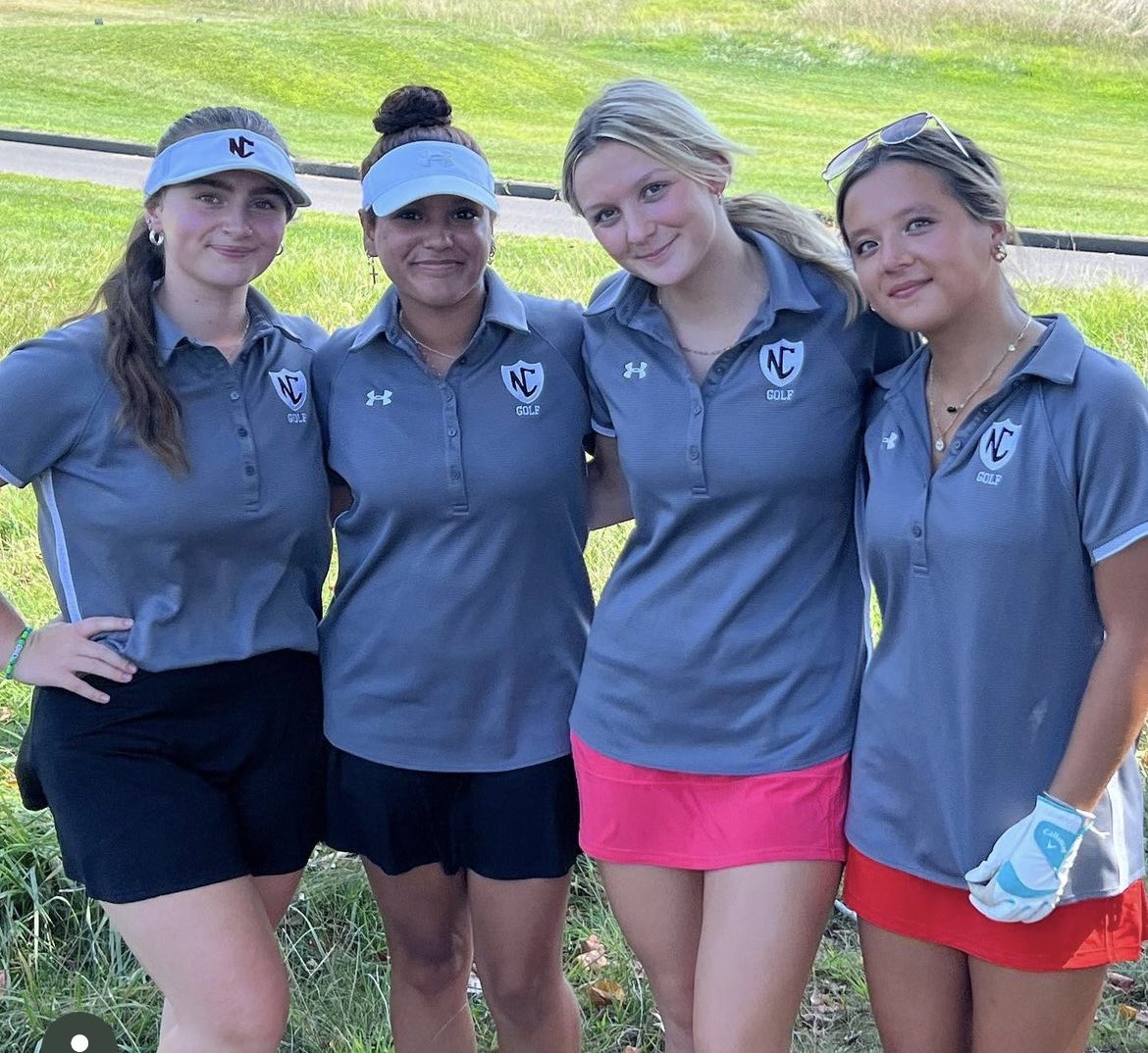 This week these young ladies braved the heat to become the first North County girls team to compete in an official AACPS gold match. Way to go Lady Knights #golfswing #KnightsNation