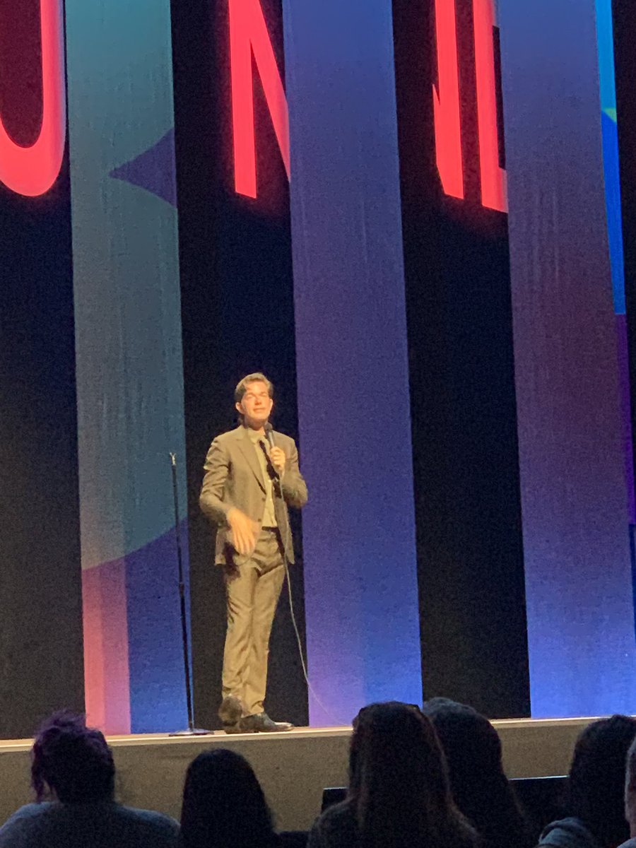 poview13's tweet photo. @mulaney Thank you for a genius set. Steely Dan exit song-seriously, how do you do it? #INBOUND23 https://t.co/OK2gLe6oo0