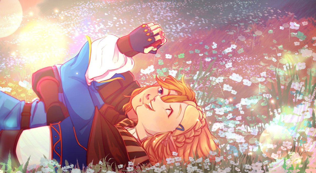 EleanorGrootch's tweet image. Catching up on small moments 🍃🌸
[ #Zelink #BOTW #TearsoftheKindom ]