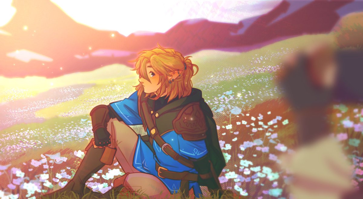 EleanorGrootch's tweet image. Catching up on small moments 🍃🌸
[ #Zelink #BOTW #TearsoftheKindom ]