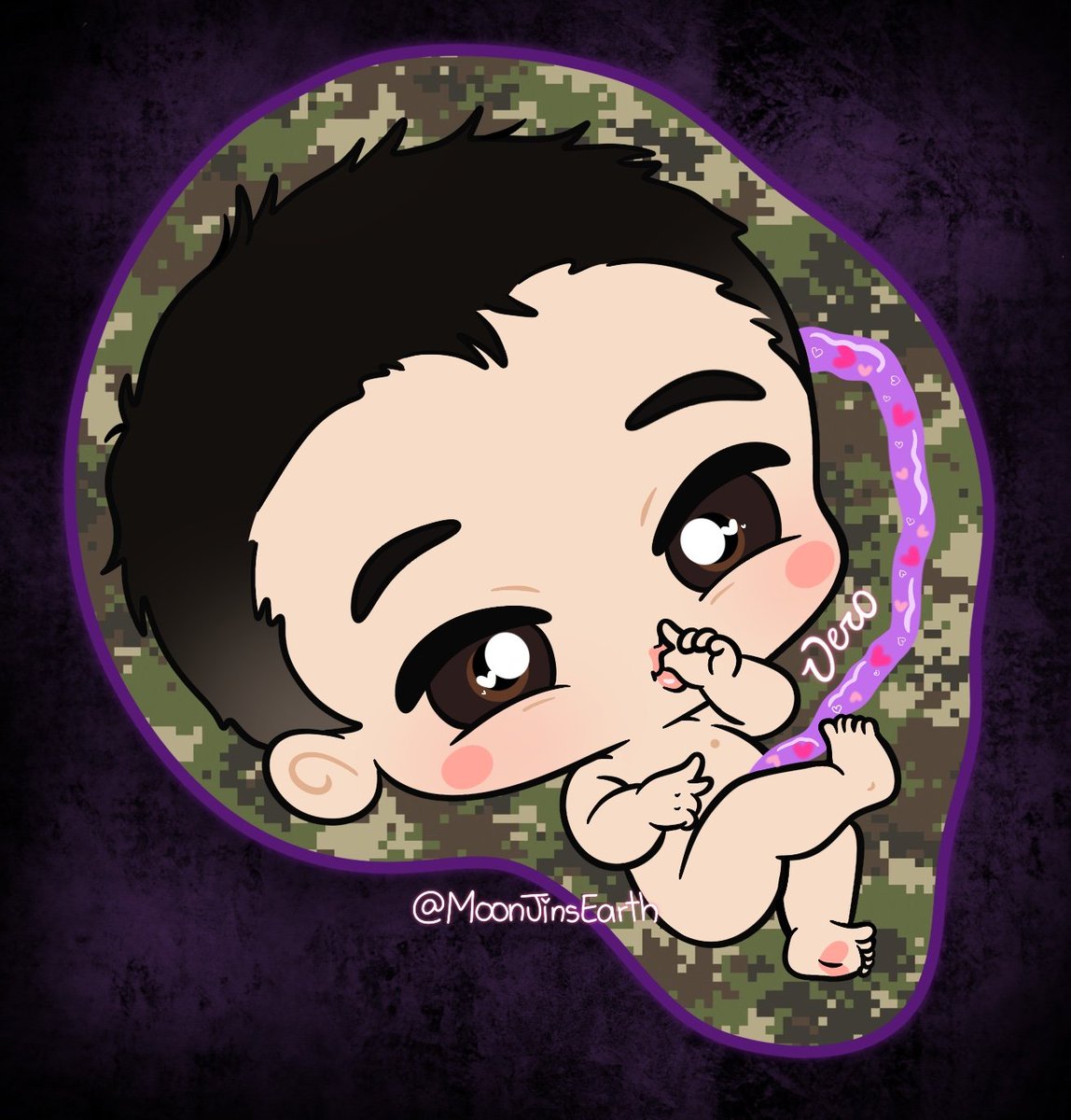 MoonJinsEarth's tweet photo. There's a little bun in the oven! All the memes are so funny... 🤣#Jin #Seokjin #bts #방탄소년단 #진 #WorldwideHandsome #babyJin #pregnancy  ✨⏳- 9 MONTHS ✨ https://t.co/Cxqlyukdjj