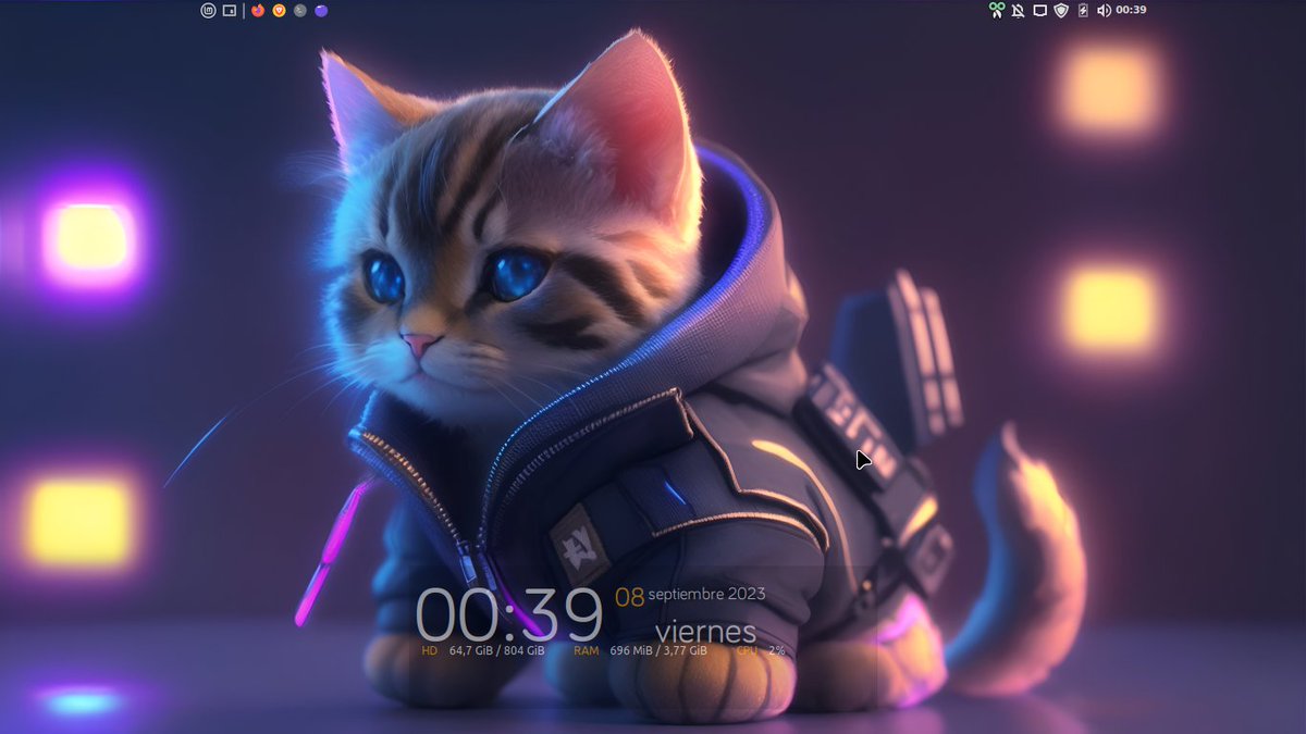 pbiloni's tweet image. #ViernesDeEscritorio sin novedades como debe ser en una buena distro @Linux_Mint
21.2 victoria xfce  #Linux