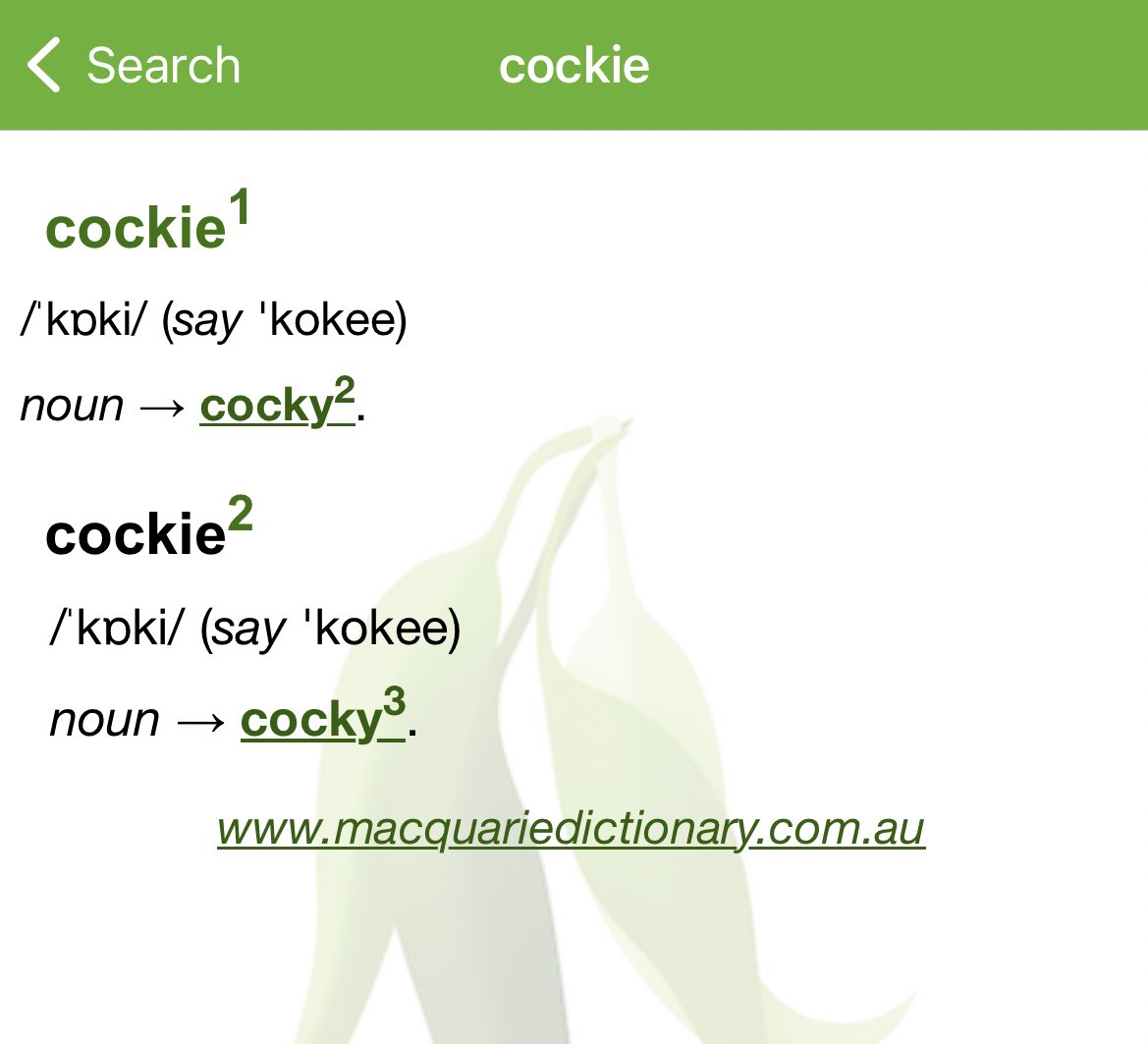 Here comes the @MacqDictionary to the rescue again. Hope this clears it up for ya
