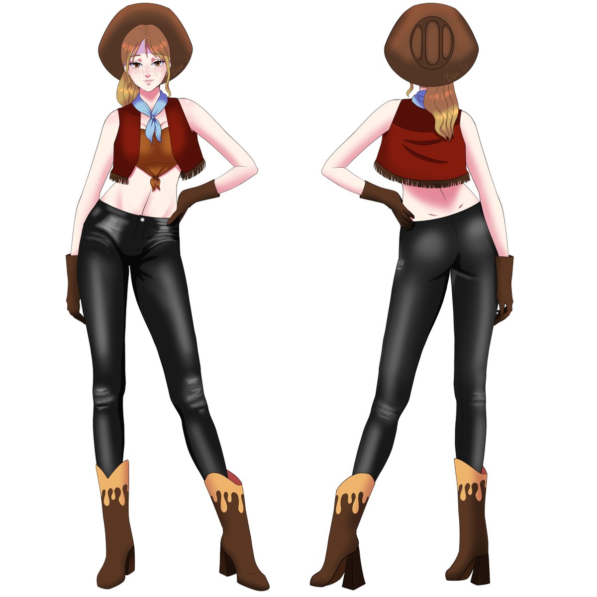 LoganSc79620820's tweet photo. commission by bea of Maria Ramirez for Schism, Mericruz's teasing, trouble making younger sister https://t.co/XcW5Bta2rz