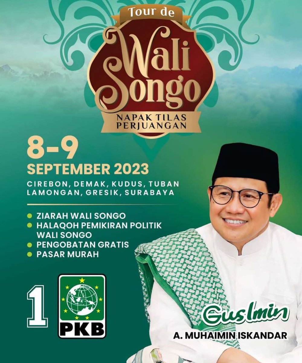 cakimiNOW's tweet photo. Tour de Wali Singo dan para wali nusantara.
Semua kader segera merapat ke para waliulloh di daerah masing-masing.
Hormat dan doakan https://t.co/gbkI27uYtf