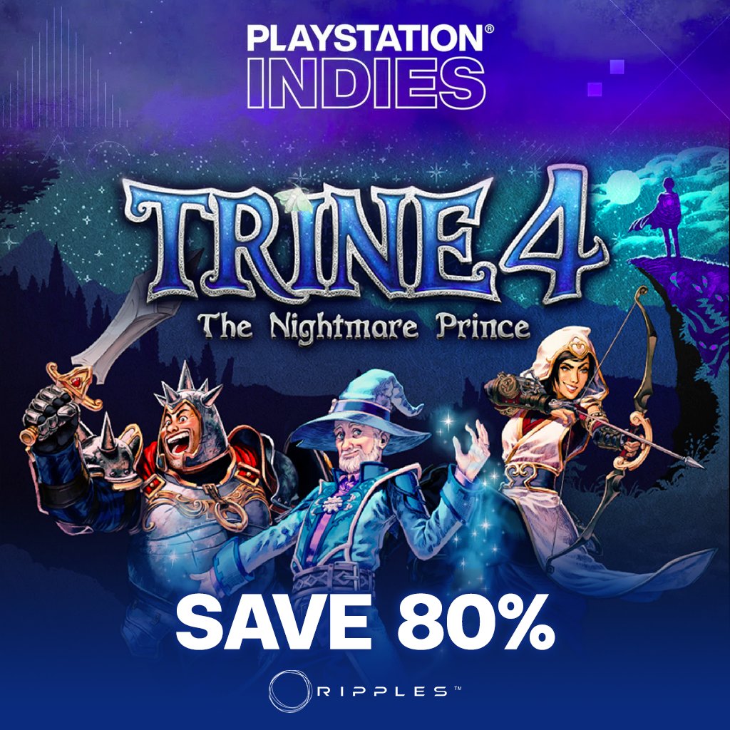 RipplesAsia's tweet photo. - The Texas Chain Saw Massacre (50% Off)
- Them's Fightin' Herds (60% Off)
- Trine: Ultimate Collection (80% Off)
- Trine 4: The Nightmare Prince (80% Off) https://t.co/FFQ8edzaoo