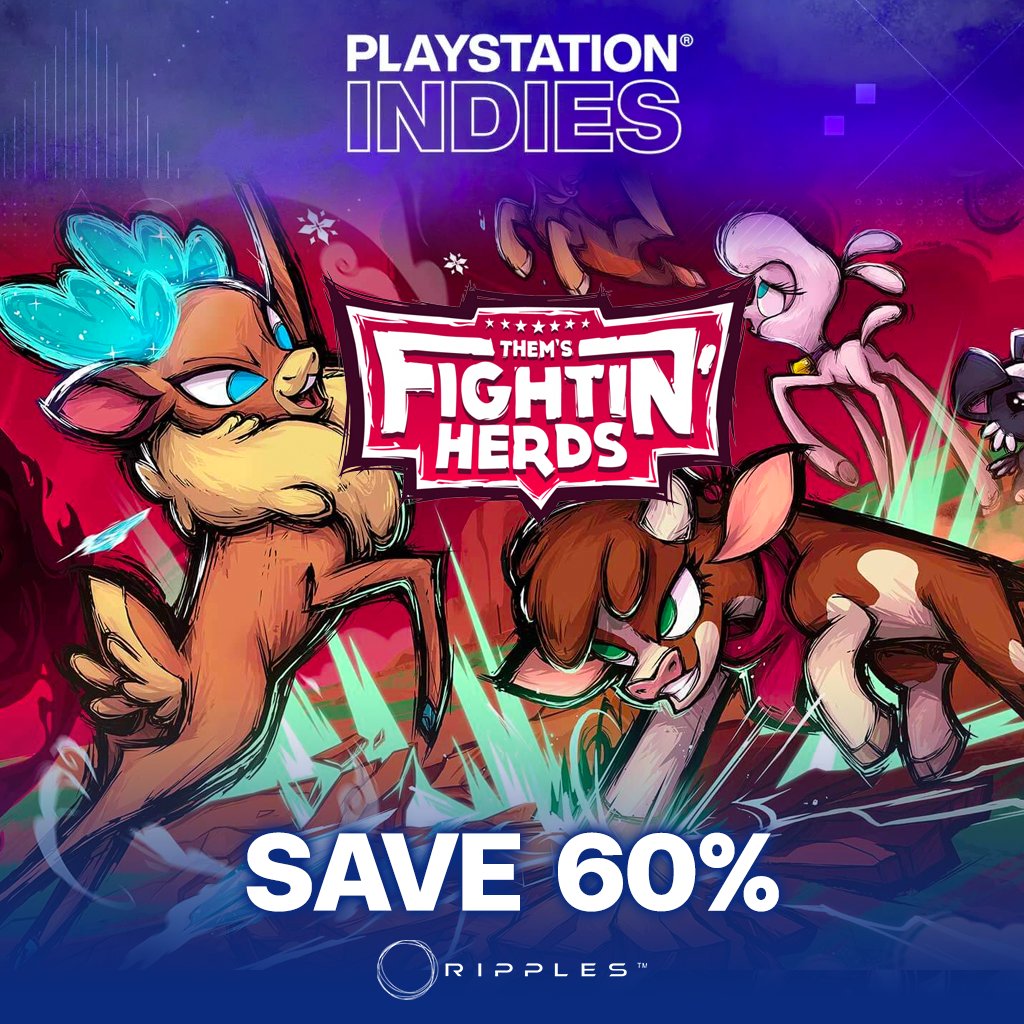 RipplesAsia's tweet photo. - The Texas Chain Saw Massacre (50% Off)
- Them's Fightin' Herds (60% Off)
- Trine: Ultimate Collection (80% Off)
- Trine 4: The Nightmare Prince (80% Off) https://t.co/FFQ8edzaoo