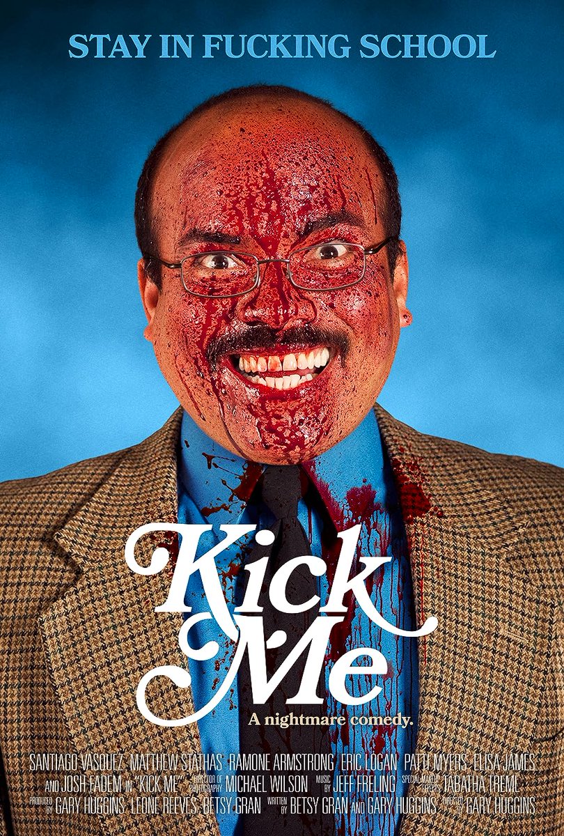 FilmMomatic's tweet photo. #NowWatching KICK ME #GaryHuggins #SantiagoVasquez #RamoneArmstrong #MatthewStathas #EricLogan #PattiMyers #ElisaJames #JoshFadem #WalterCoppage #JerimiahRozzo @sufffilmfest https://t.co/G1JV60XHuL
