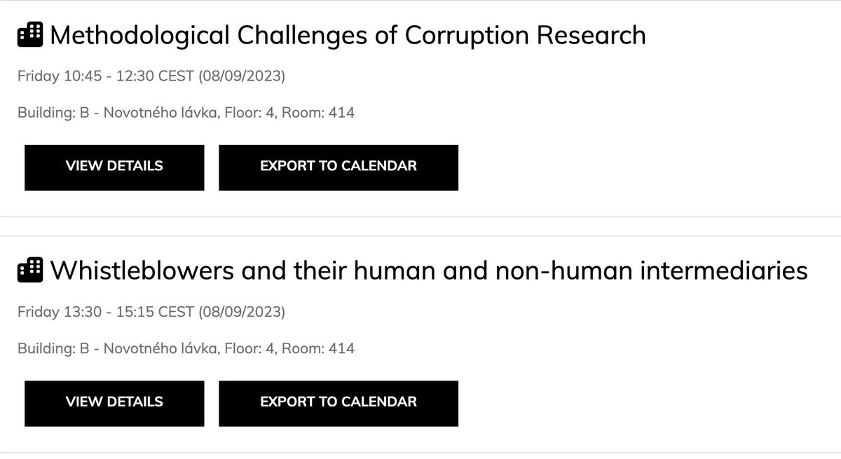 act_bit's tweet photo. The final day of #ecpr23 ! Excited to see the panels organised by our researchers. @HussOksana discusses the Methodological Challenges of Corruption Research and @AliceFubini presents and chairs the panel on #Whistleblower intermediaries. @ECPR_Corruption @ECPR @ICR_Network https://t.co/3hyRJyHtgp