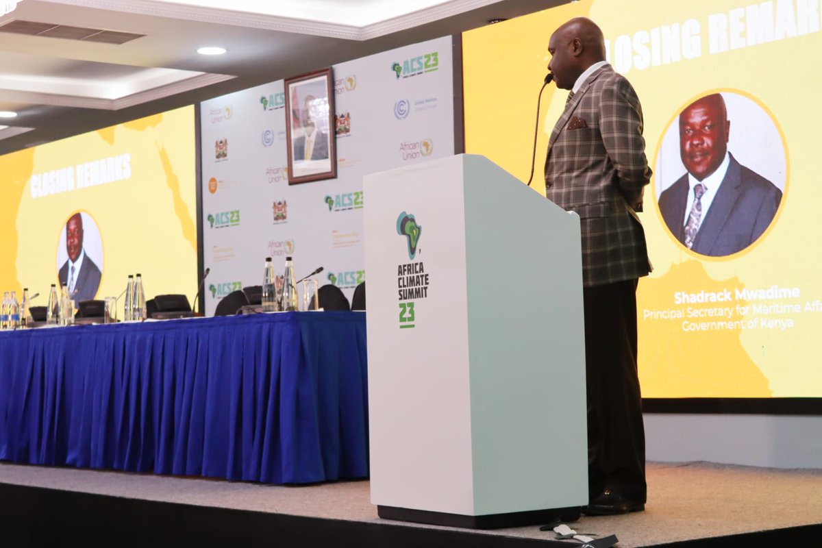 Had an opportunity to give another keynote address on Developing Green corridors in Africa to achieve the 2030 Shipping breakthrough and zero by 2050,a meeting organized by United Nations Foundation, The World Bank and MTCC Africa at KICC