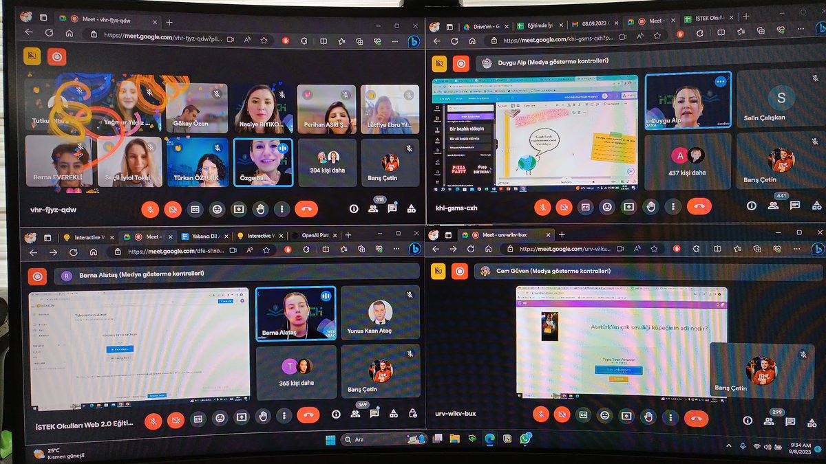 Harika bir eğitim programıyla öğretmenlerimizle web 2.0 araçlarını eğitimde nasıl kullanabileceklerini paylaştık. Dijital araç havuzlarını zenginleştirmek için harcadıkları emek için tüm öğretmenlerimize teşekkür ederiz! 🌐👩‍🏫 #EğitimdeWeb2Entegrasyon <a href="/IstekTech/">IstekTech</a> <a href="/serkanaydin_ict/">Serkan Aydın</a>