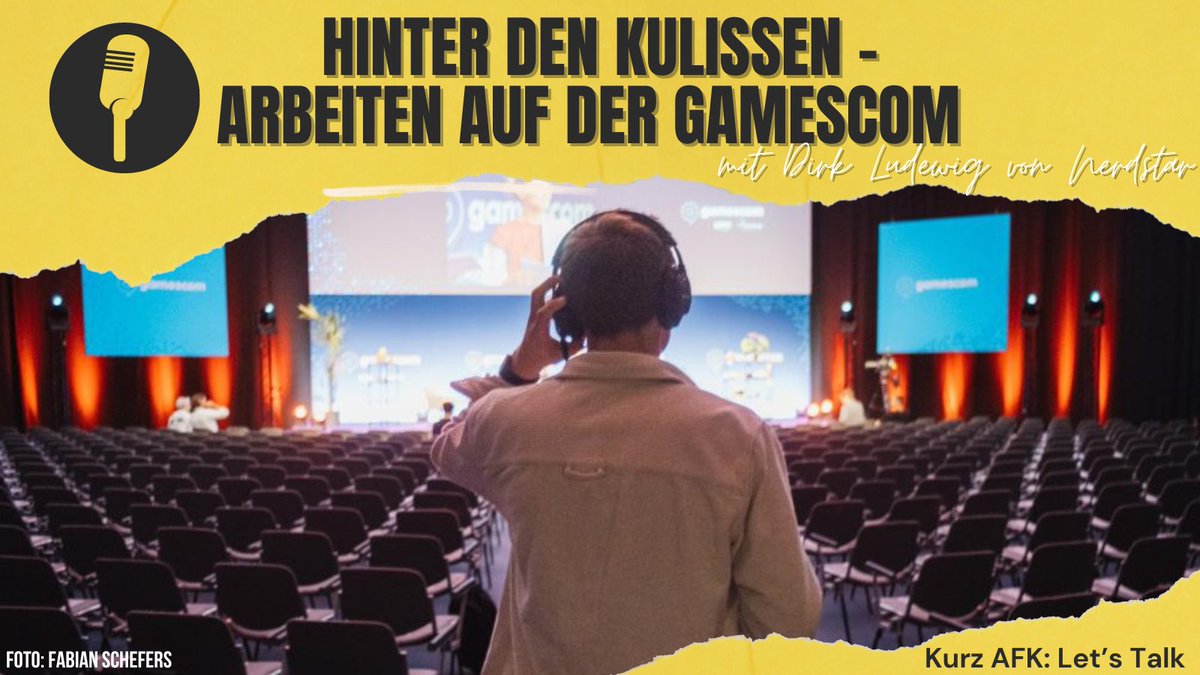 Falballa7's tweet photo. Mit @DirtyDoerk von Nerdstar habe ich mich in der aktuellen Folge Let's Talk über das Thema "Hinter den Kulissen - arbeiten auf der Gamescom" unterhalten!

https://t.co/3FyvyLuCHt

Viel Spaß beim Zuhören!

#twitch #Gamescom #gaming #TwitchDE #podcast https://t.co/gvCfxbd3D0