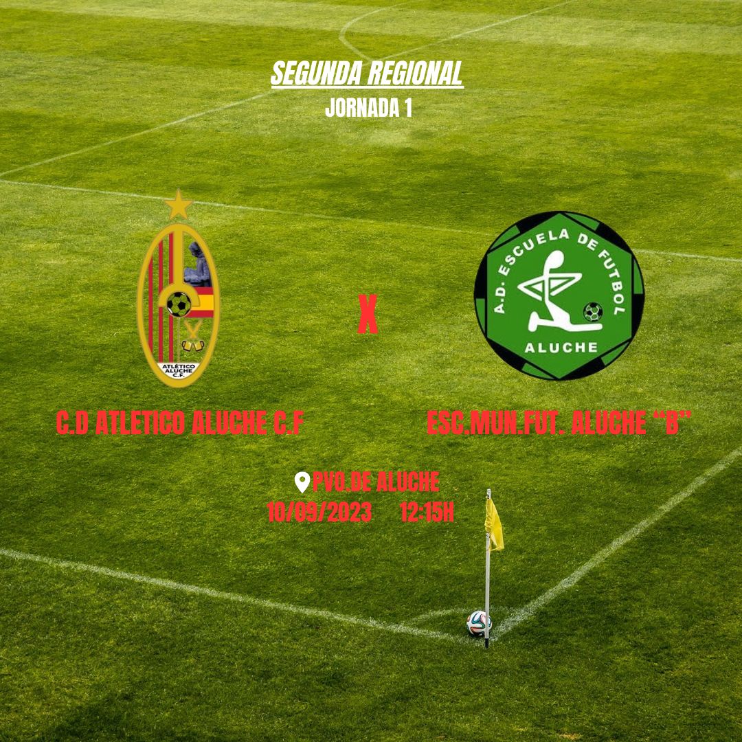 Este finde debutamos en la categoría vs nuestros amigos <a href="/EFM_ALUCHE/">E.F.M. ALUCHE</a> 'B'. Partido muy complicado en el que esperamos competir a nuestro mejor nivel. Os esperamos a todos! Vamos leones! ⚽️🦁⚽️