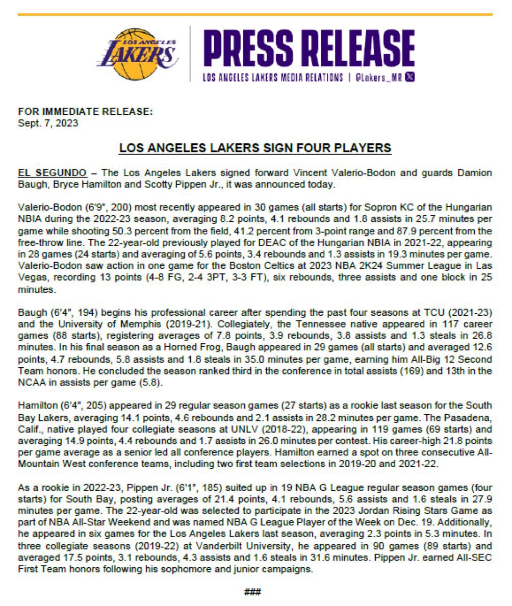 coachrayford's tweet photo. Super proud of my guy Damion.
Knowing the amount of time you dedicate to the game of basketball, I am glad the @Lakers organization has open the door for you. I pray that God continues to bless you ๐ #Lakers #LakeShow #TennesseePrep #NBA #PrepStar
One of Coach Rayfordโs boys ๐ฆ https://t.co/eTG0PpecRC