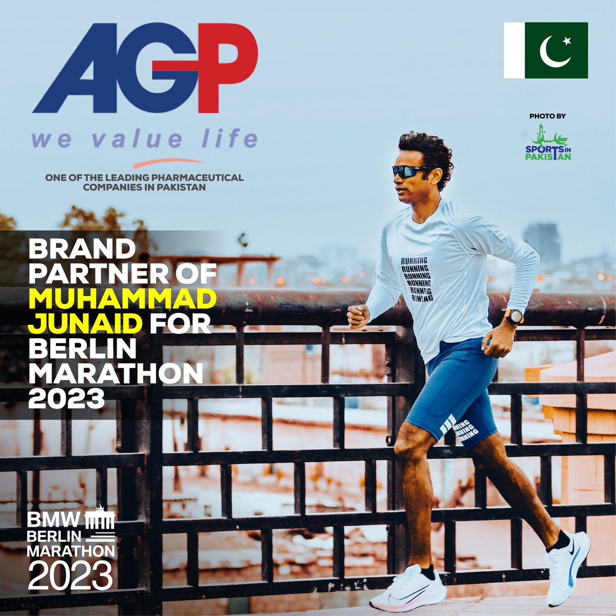 agp_limited's tweet photo. At AGP we strive to be custodians of good health & value life. Today we are glad to support our Health Ambassador Mr. Junaid for Berlin Marathon & wish him success for his hard work & dedication.
#AGPLimited #OBSAGP #Aspin
#BerlinMarathon #HealthMatters https://t.co/ZWd0PjLqOR