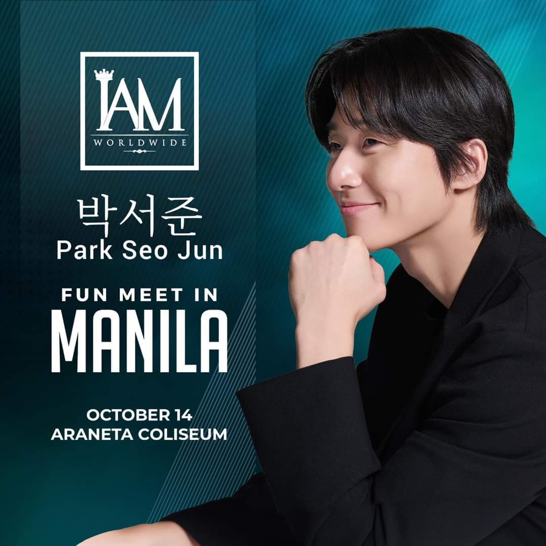 philconcerts's tweet photo. Park Seo Jun Fun Meet in Manila on Oct. 14 at Araneta Coliseum. Head over to @WilbrosLive and  @iamworldwideph_ for more details. https://t.co/eTl8wt4hqm