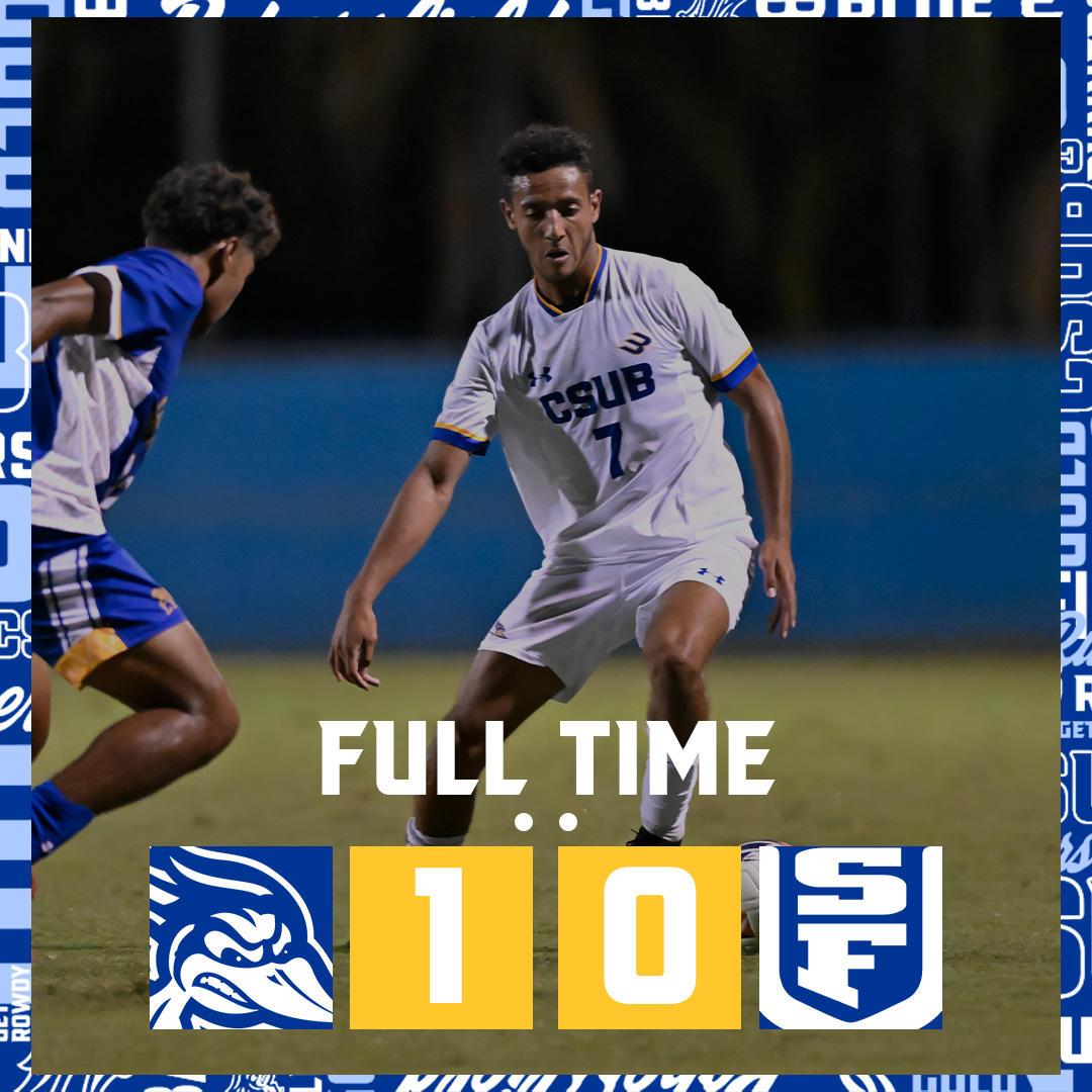 csub_msoccer's tweet photo. `Runners win! | Bakersfield held off a strong effort from San Francisco in the second half and the `Runners hand the Dons (3-1-1) their first loss of the season! Bilal Mihoubi's first-half goal and Brandon Limes' 6 saves proved to be the difference in the win!
#RunnersOnTheRise https://t.co/AcULSYEf2X