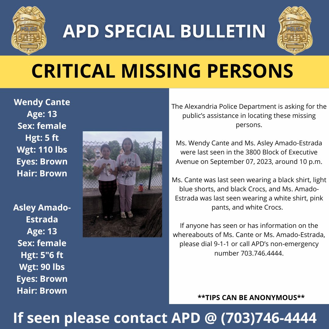 Alexandria Police tweet media