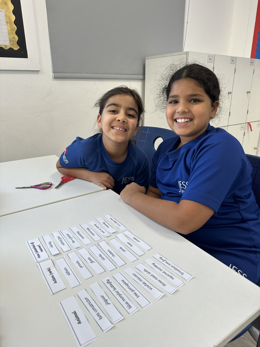 How did the blue morpho butterfly fly in the canopy? How did the jaguar prowl along the forest floor? Today, we had lots of fun matching adverbials of manner to their appropriate verbs! #JESSPriEnglish