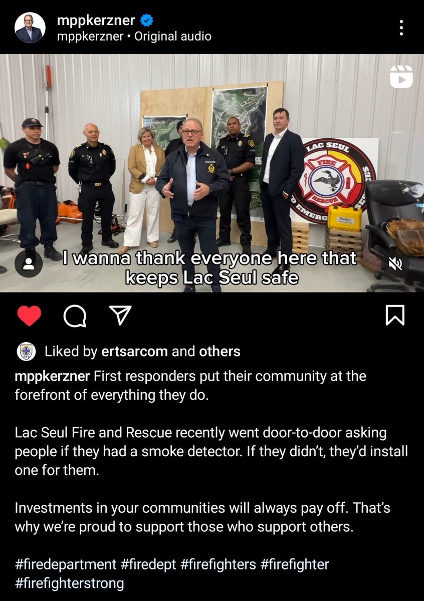 IFNAFireRescue's tweet photo. #Repost @MPPKerzner IG

Huge thanks to The Solicitor General Kerzner &amp; @CHogarthPC for coming to one of our IFNA (Independent First Nations Alliance) communities &amp; shining a spotlight on the incredible work going on to make our communities safer!
@ifnalliance #lacseul https://t.co/0R2SmMh3jF
