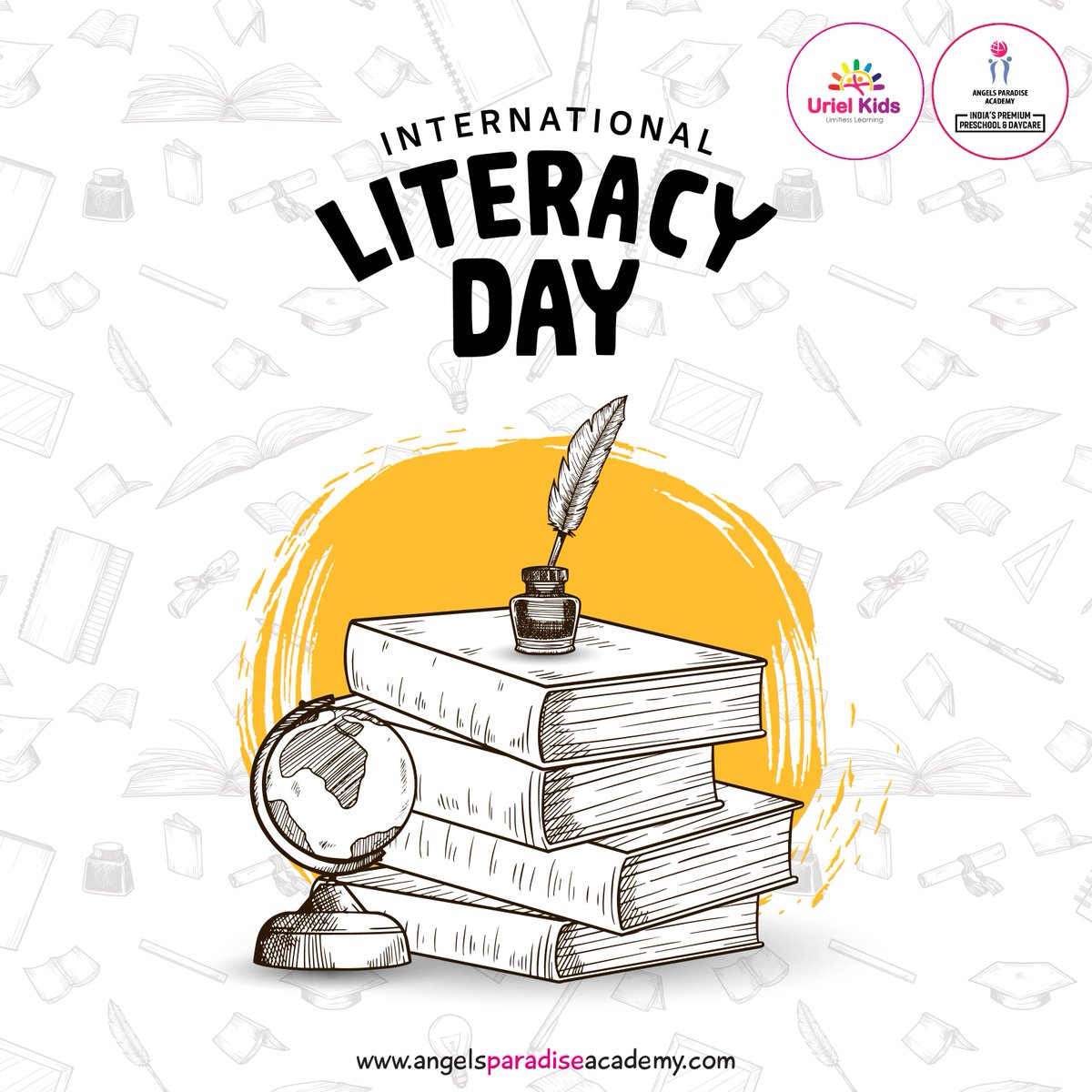 Love for reading never dies but it spreads all over!! 
#literacyday #literacy #internationalliteracyday #preschool #education #learning #books #reading #children #readinglove