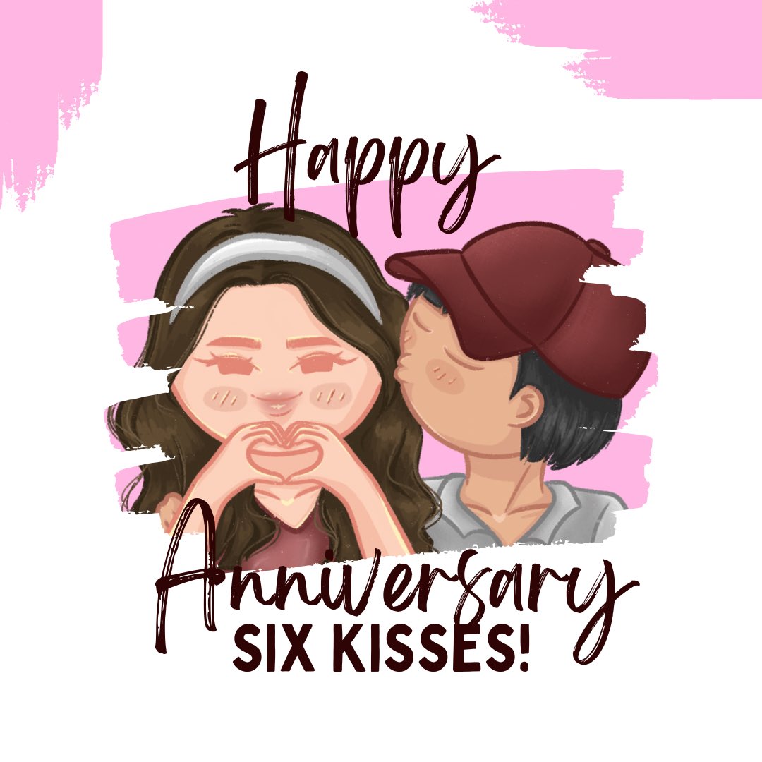 arrowheadsHQ's tweet photo. Happy Anniversary, Six Kisses! 💋

#AYearFilledWithKisses #SixKissesWP https://t.co/a130S48dzt