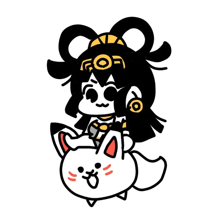 ヒメユリの周りにいる狐が可愛すぎ問題#にゃんこ大戦争 