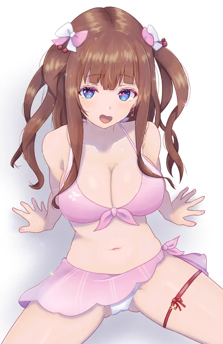 まだ暑いので全然8月です#ちぇり絵 