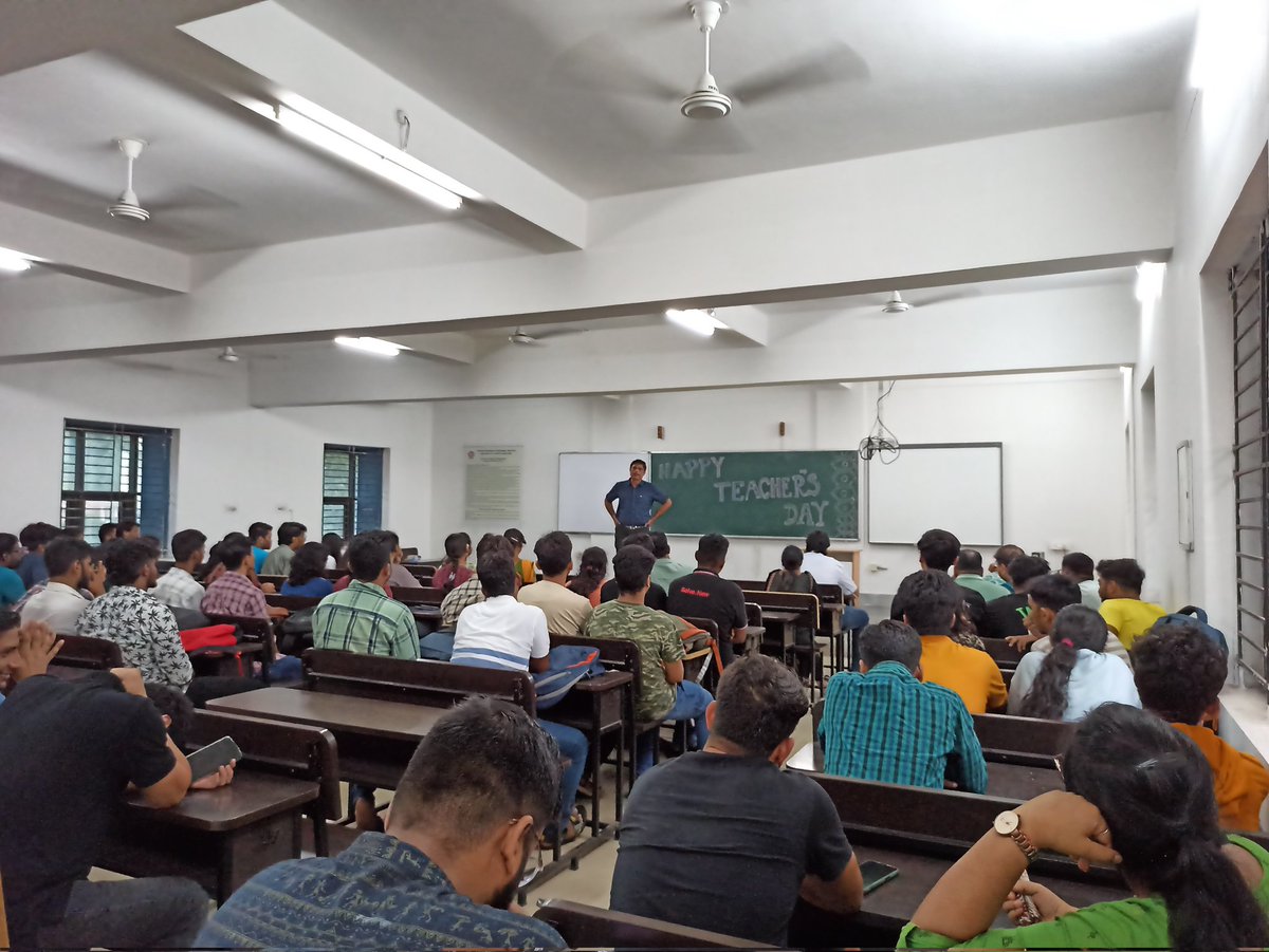 TheSahoo33's tweet photo. This's #Latepost about the celebration of #TeachersDay in dept of #FoodProcessEngineering The way thePhD scholars(me being 1among them)&UG students tried to make this event happen was quite praise worthy&thanks to our faculties as well for enlightening us through their kind words https://t.co/SSSuMVdaxO