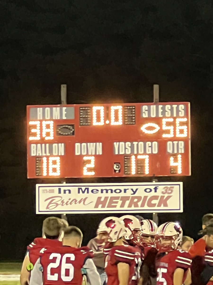 WCDistrict235's tweet photo. Heat never gave up tonight but fell short 38-56 to the Peo Hts Pats. Alex McGraw lead the Heat on the ground w/ 162 yrds on 15 rushes. Isiah Stephson ran for 109 gritty yrds on 17 rushes.
Next week, Heat FB will travel to Pawnee HS on Fri, Sept 15 for a 7pm kickoff. #WCHeatPride https://t.co/LUEdG4KAcV