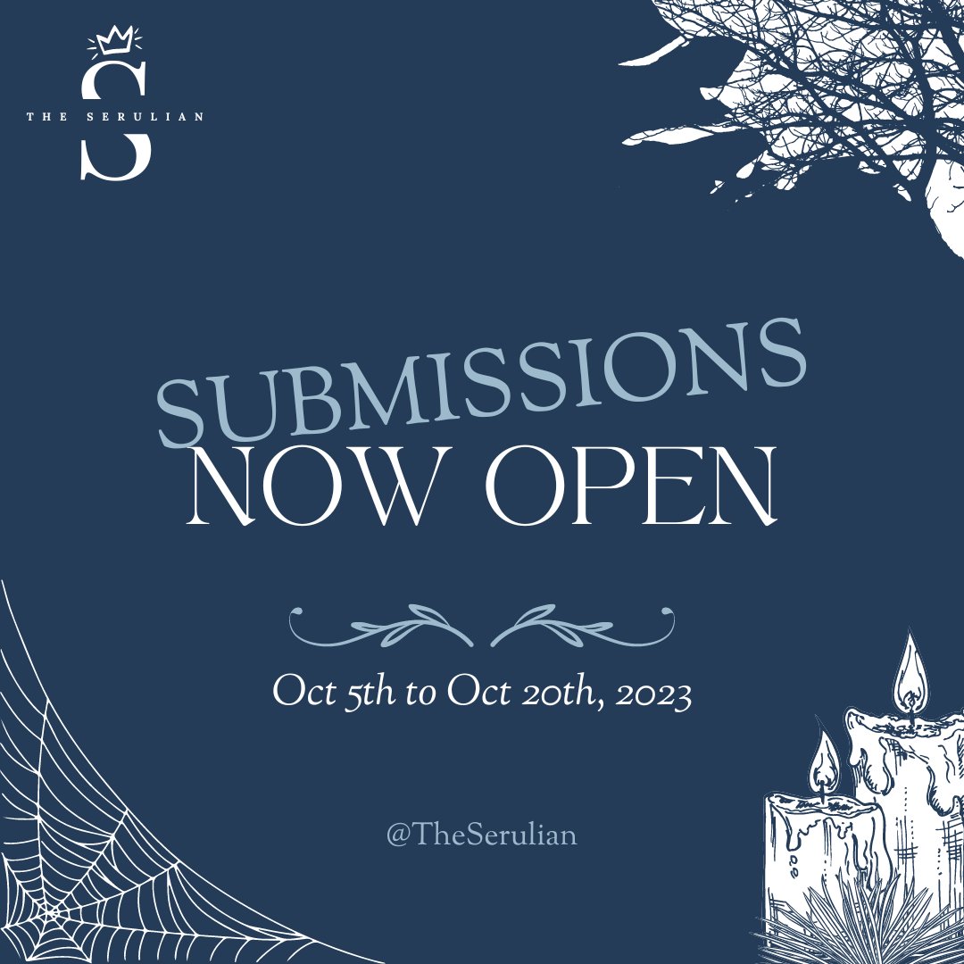 TheSerulian's tweet photo. Looking for a platform to showcase your talent? Join our literary family and submit your work for our second issue. Let's celebrate literary voices! 📚✨ #IndieLitMag #SubmitYourStory https://t.co/WOe4nvIKsY