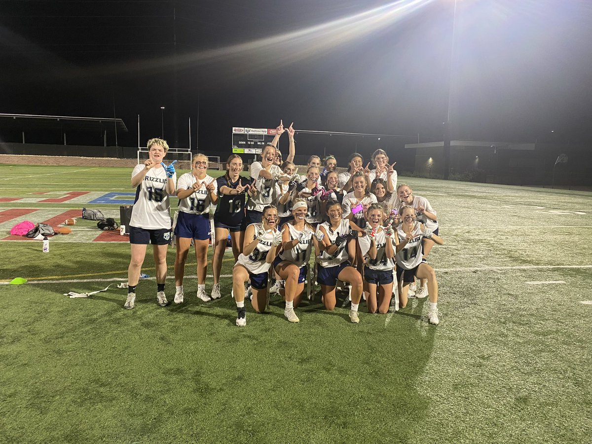 TR Girls Flag Football hosted their first ever home games tonight. They defeated Rock Canyon and Mountain Vista to move to 8-0 on the season. 

<a href="/CHSAA/">CHSAA</a> <a href="/9NEWSSports/">9NEWS Sports Denver</a> <a href="/Broncos/">Denver Broncos</a> <a href="/TRidgeGrizzlies/">ThunderRidge</a> <a href="/DPostSports/">Denver Post Sports</a> <a href="/CoPreps/">Colorado Prep Report</a> #WeAreTR #CultureWins
