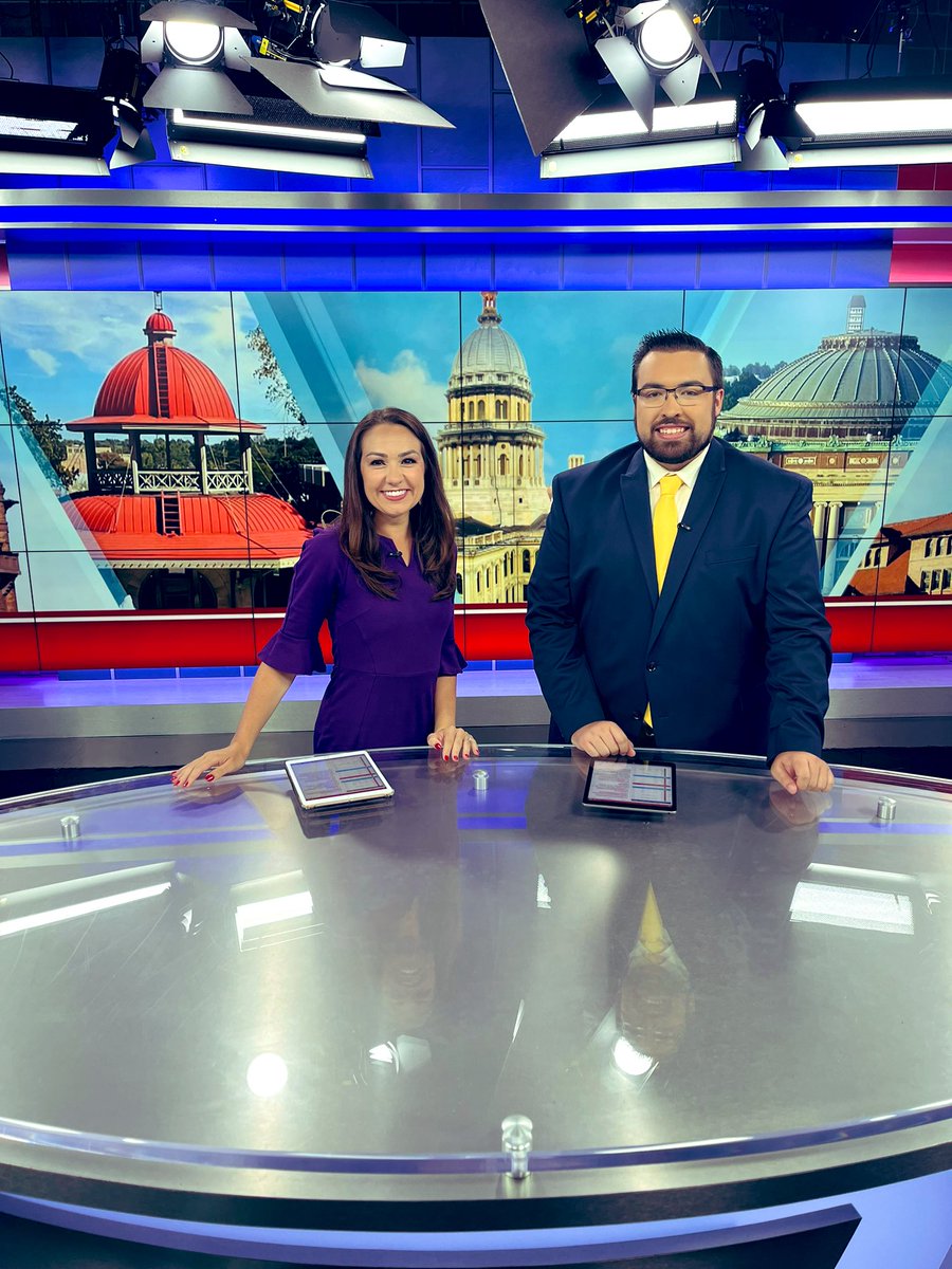 Had a blast with <a href="/JacobGordonTV/">Jacob Gordon</a> on <a href="/wandtvnews/">WAND TV News</a> at 4! 📺 Jacob is jumping in this week while <a href="/CarynEisert/">Caryn Eisert</a> takes some much needed time off 💕 
Catch us again tomorrow!