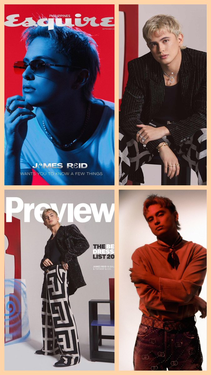 mldpineda's tweet photo. Because one fashion magazine isn't enough π. Keep it coming.
Thank you @EsquirePH and @previewph for featuring #JamesReid @tellemjaye
Visuals π―. Face card ππ₯. BRAIN πͺβ£οΈ https://t.co/Ch19iSqfOq