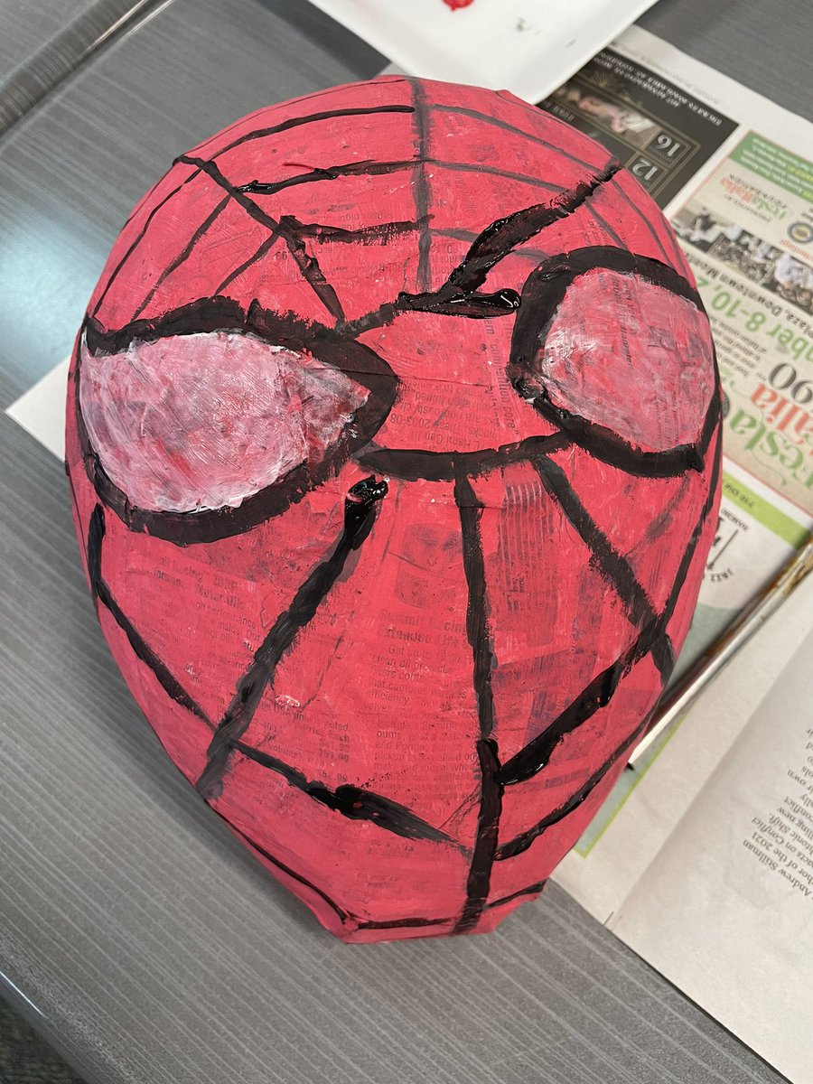 Theatrical Arts 🎭 We’ve been working on making and decorating masks!