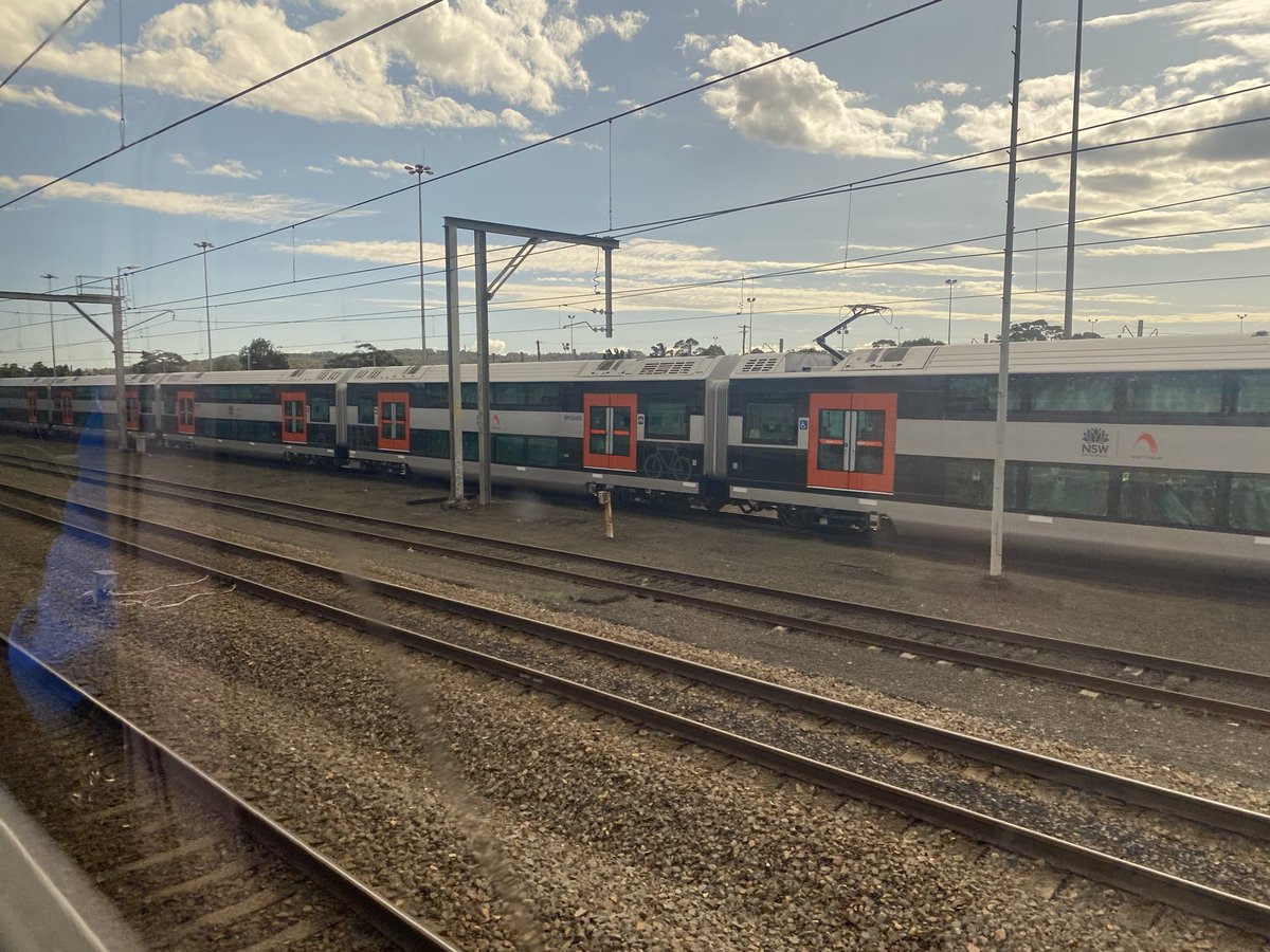jamespeters_'s tweet photo. Oh and guess what - they’re just sitting here on the tracks doing nothing. $3Billion sitting on the track due to Labor games.

@johaylen when can I get on my new train? https://t.co/zoDz1b5j6r