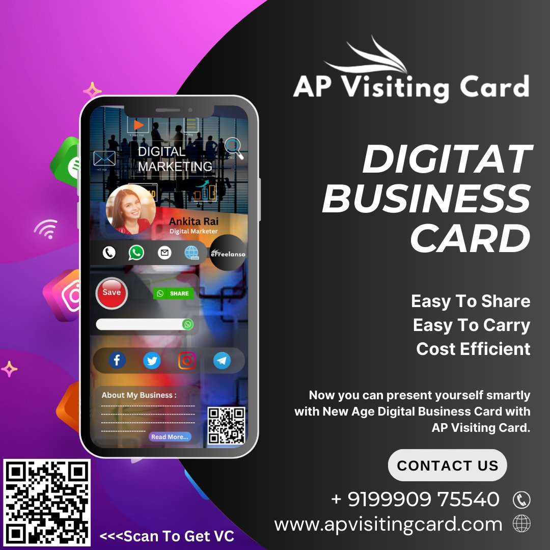 ApVisitingcard's tweet photo. #APVisitingCard Present Yourself Professionally And Smartly #visitingcard #visitingcarddesign #smartvisitingcards #onlinevisitingcards #visitingcard #apvisitingcardcompany https://t.co/cvWbsoXE3a