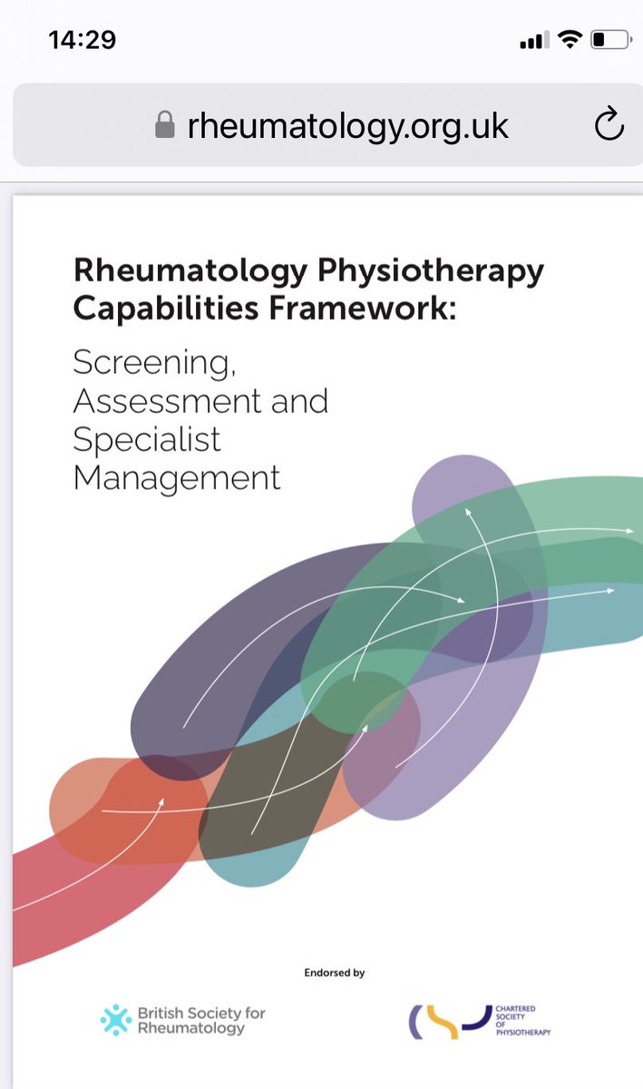Great resources for #WorldPTDay & #Inflammatoryarthritis supporting physios in or interested in Rheum knowledge & skills
👇
elearning.rcgp.org.uk/mod/book/view.…

astretch.Co.uk
NASS.Co.uk
pcrmm.org.uk
@RheumatologyUK 
@AusRheum 

rheumatology.org.uk/Portals/0/Docu…
