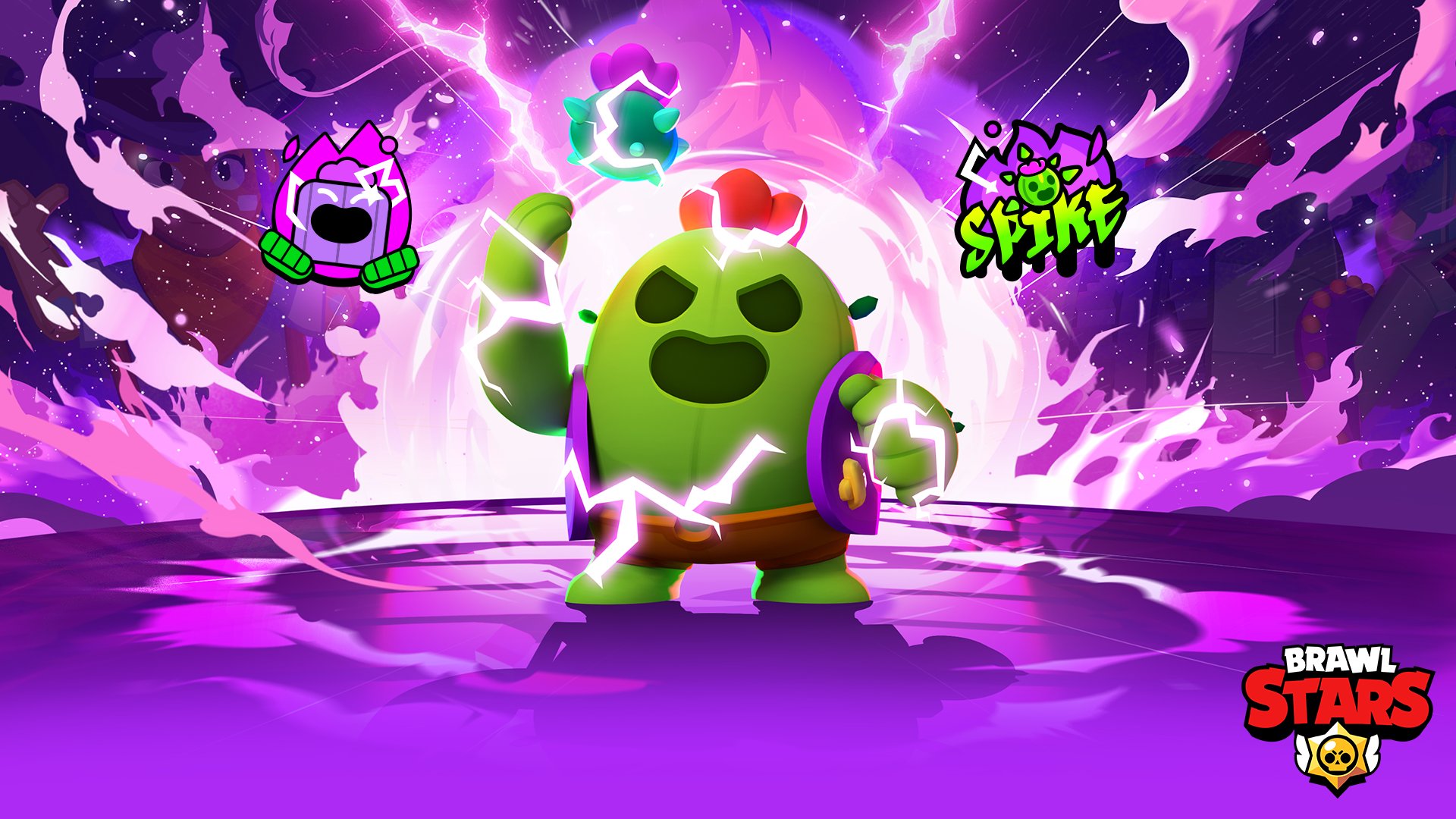 Brawl Stars on X: Spike got spikier! 🌵 Spike's HYPERCHARGE is now  available in the Shop! 🔥  / X