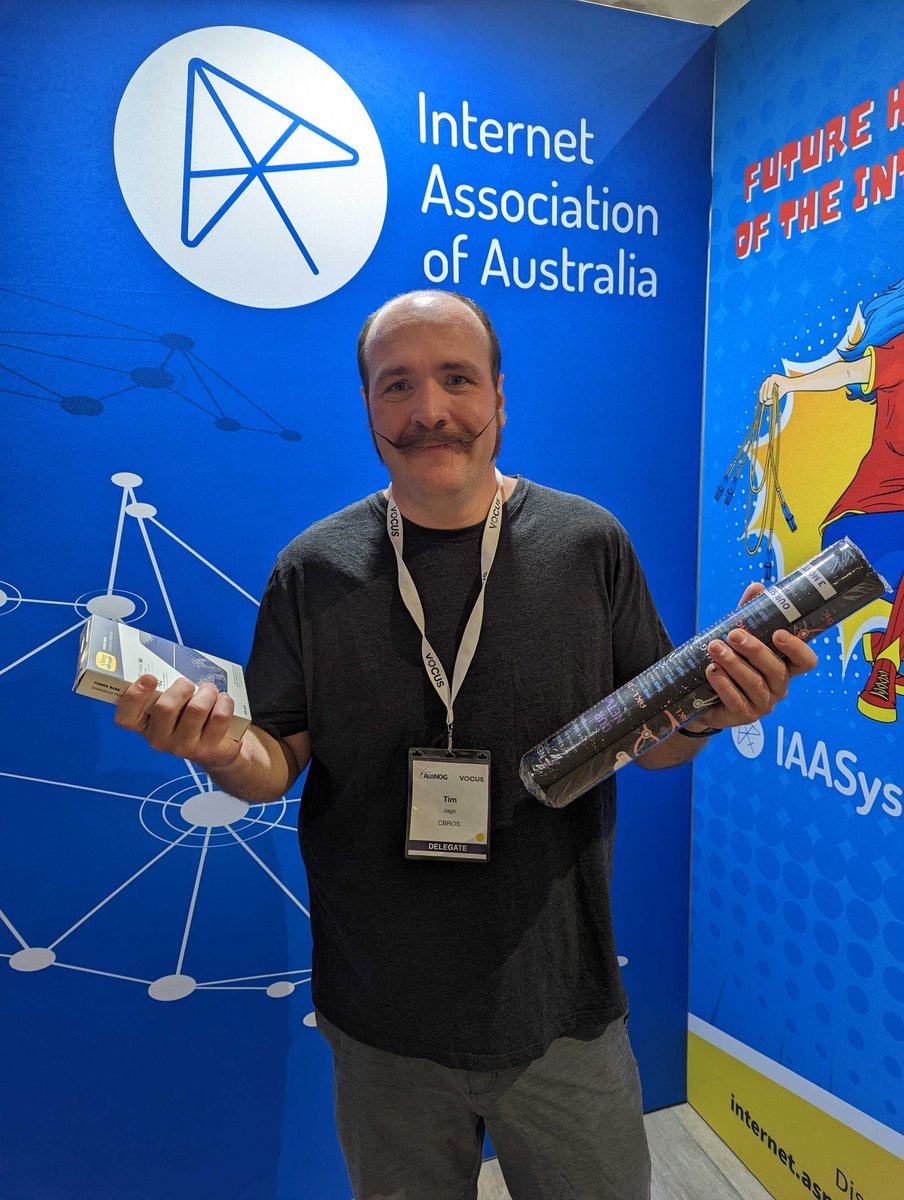iaa_limited's tweet photo. We have our winners! Thanks to all those who called past the IAA booth to say hi and/or enter the Prize Draw!
Be sure to follow us for more great IAA Events and chances to score one of our famous Mouse Mats!
#IAA #AusNOG #AwesomeMerch https://t.co/2Ujz8Vs9TI