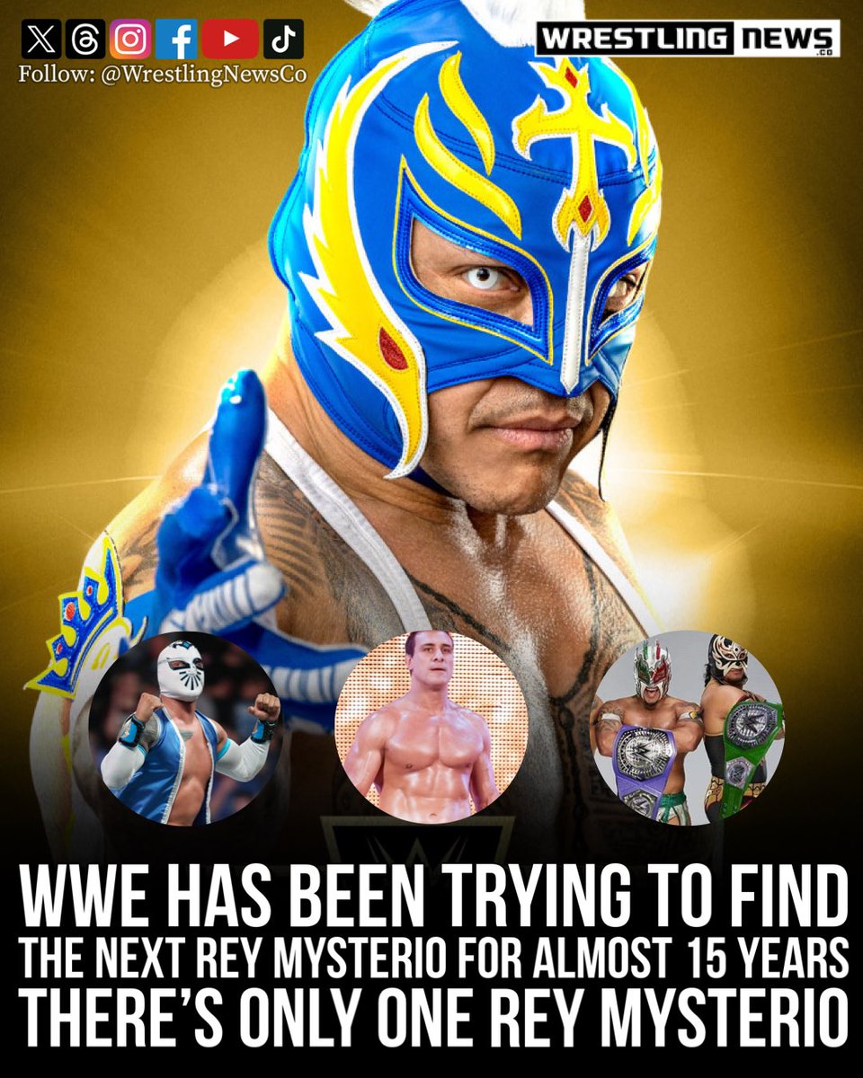 There’s only one Rey Mysterio. Will never be duplicated.
