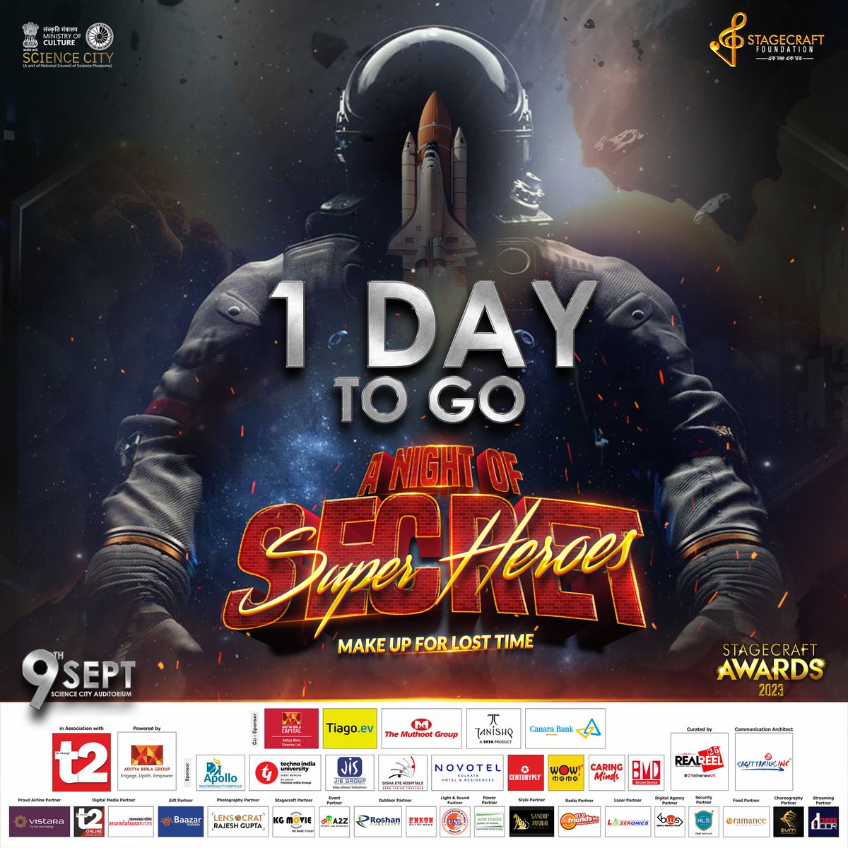 StagecraftAward's tweet photo. Just one more day to go!
.
.
.
#Stagecraft #stage #StagecraftFoundation #awardceremony #celebration #awards #stagecraftawards #newjourney #onemoredaytogo https://t.co/AhuQAUpZPX